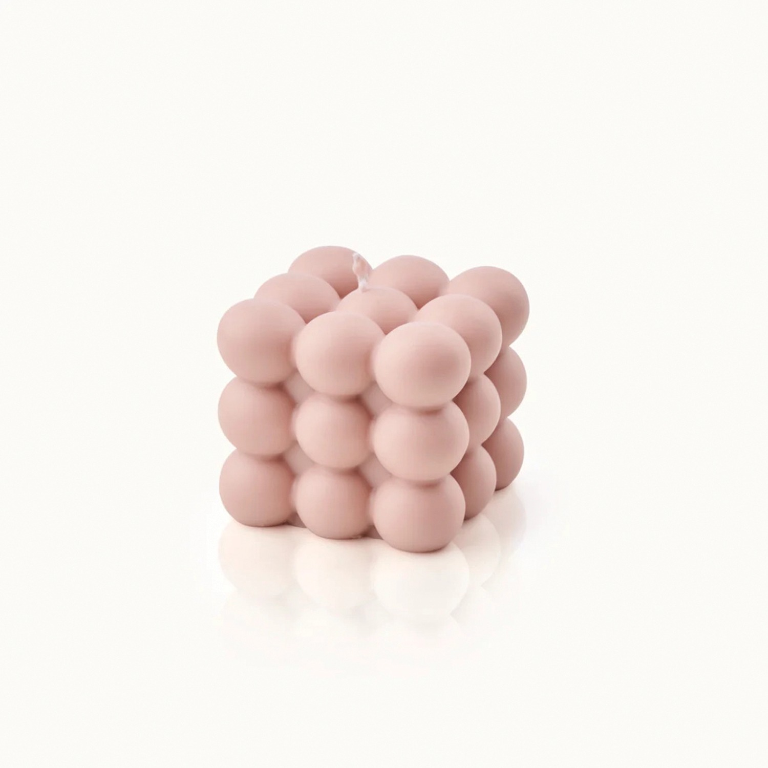 Cream Bubble Candle