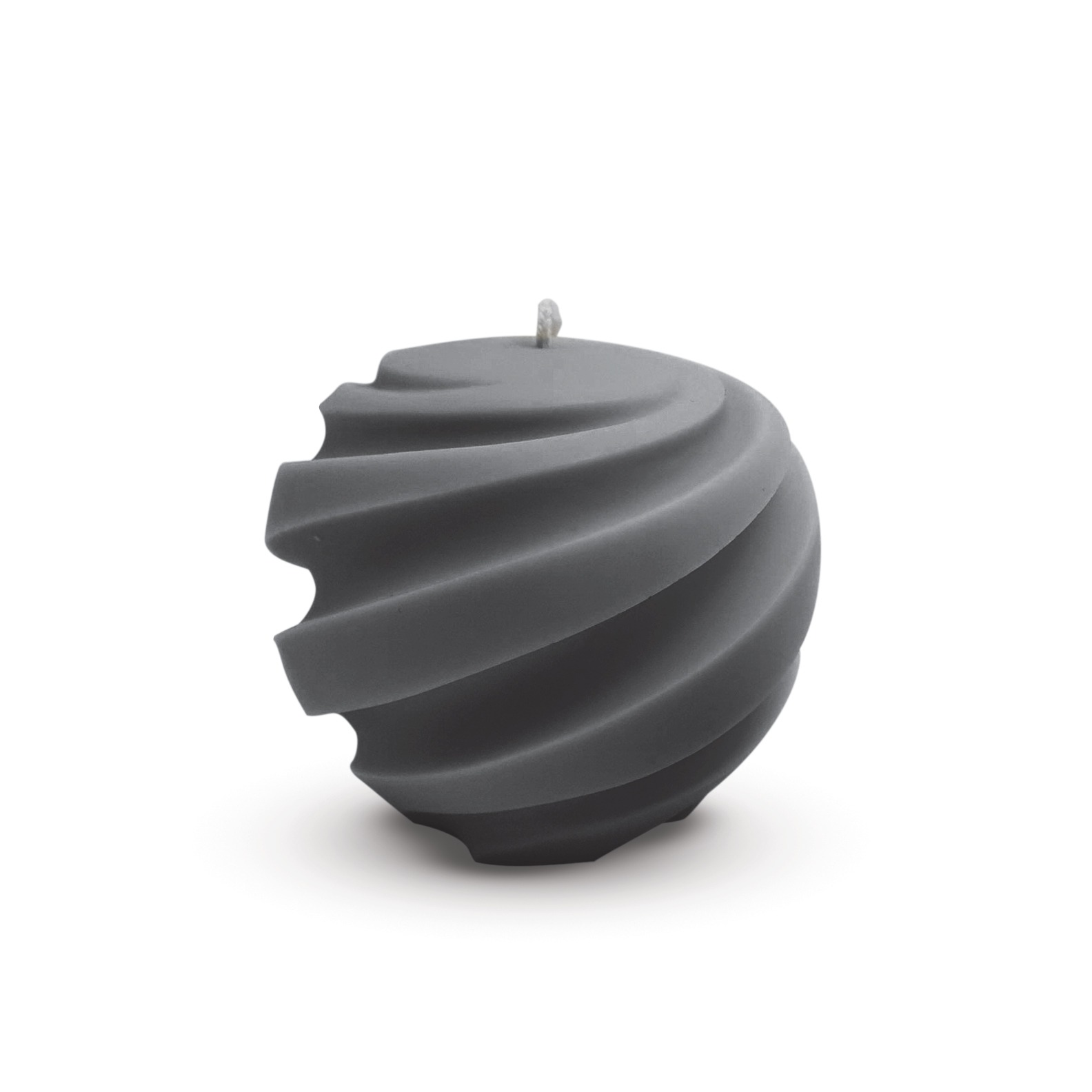 Grey Swirl Round